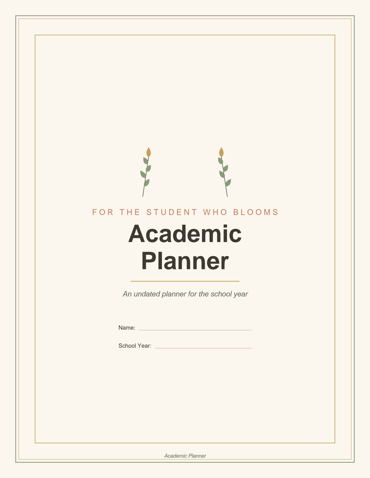 Academic Planner