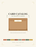 Card Catalog for Modern Planning