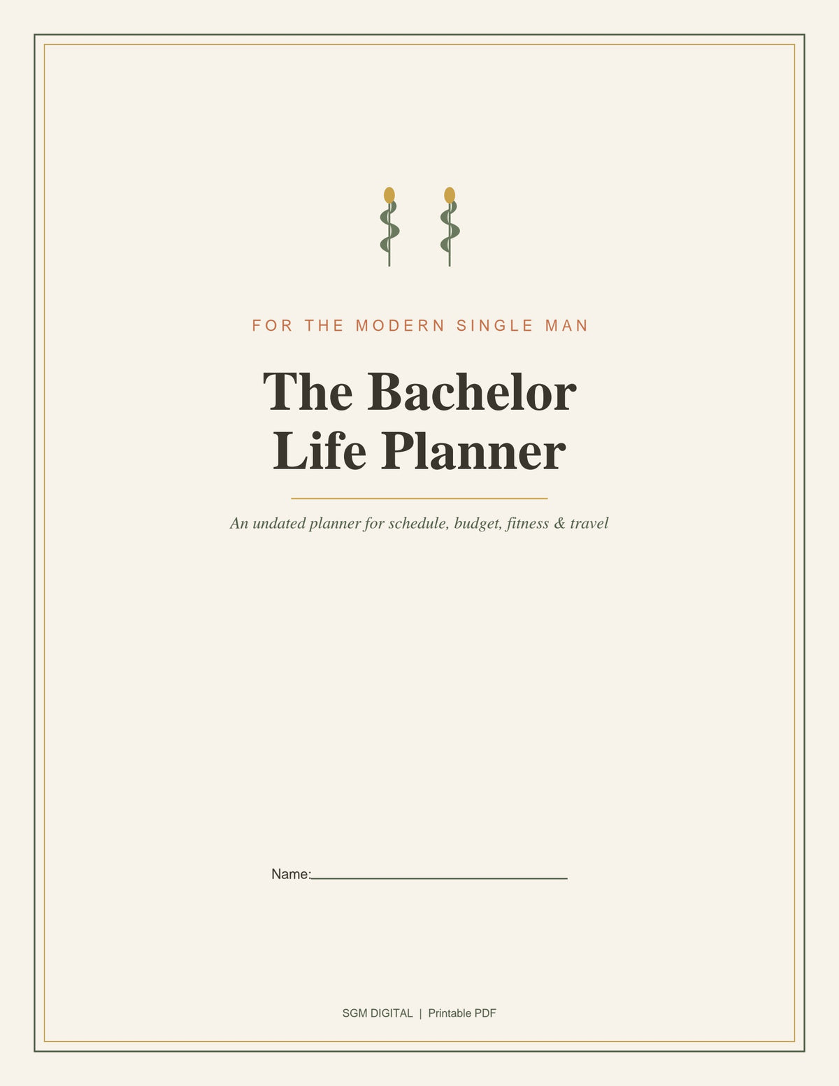 The Bachelor Planner