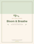 Bloom & Breathe Self-Care Planner