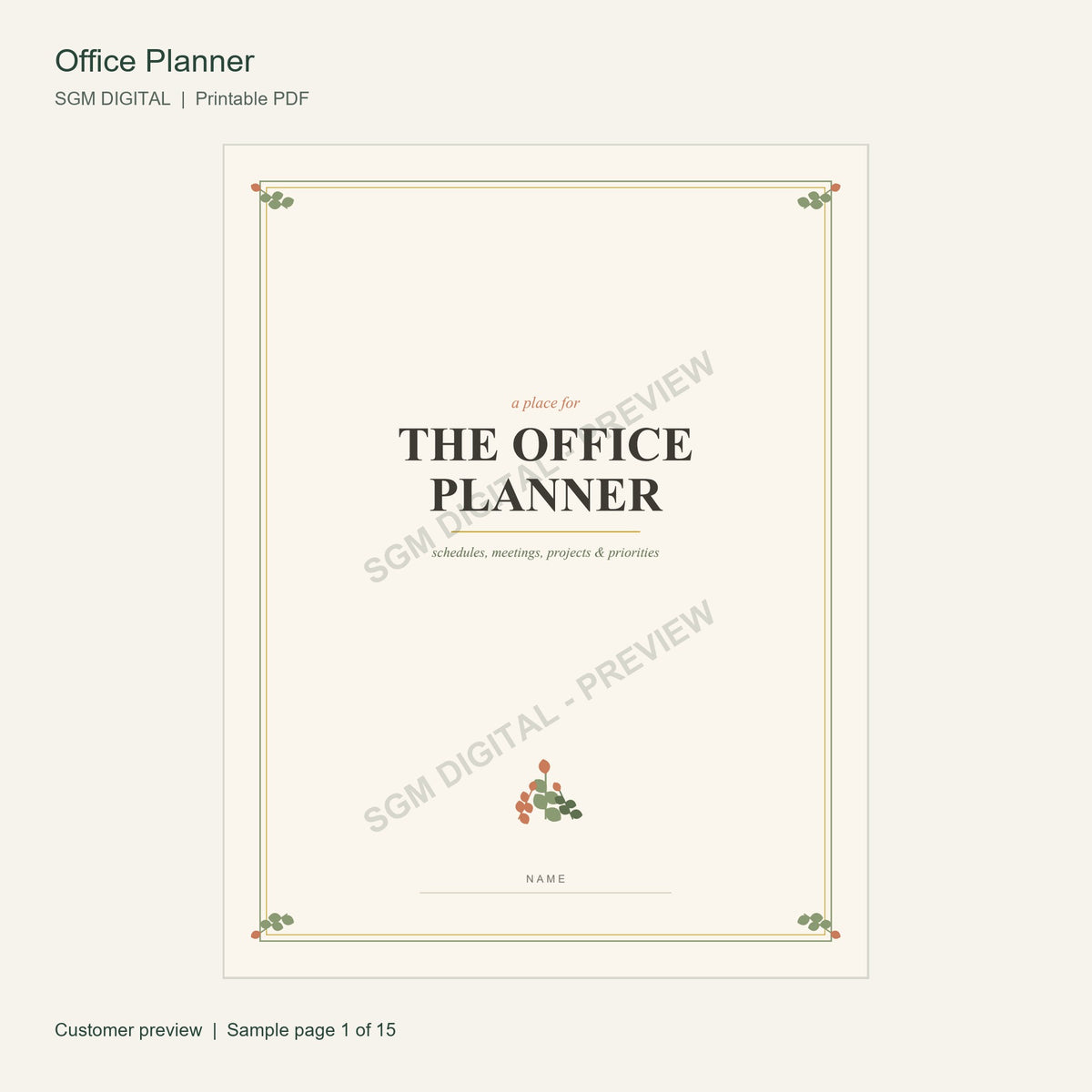 Office Planner