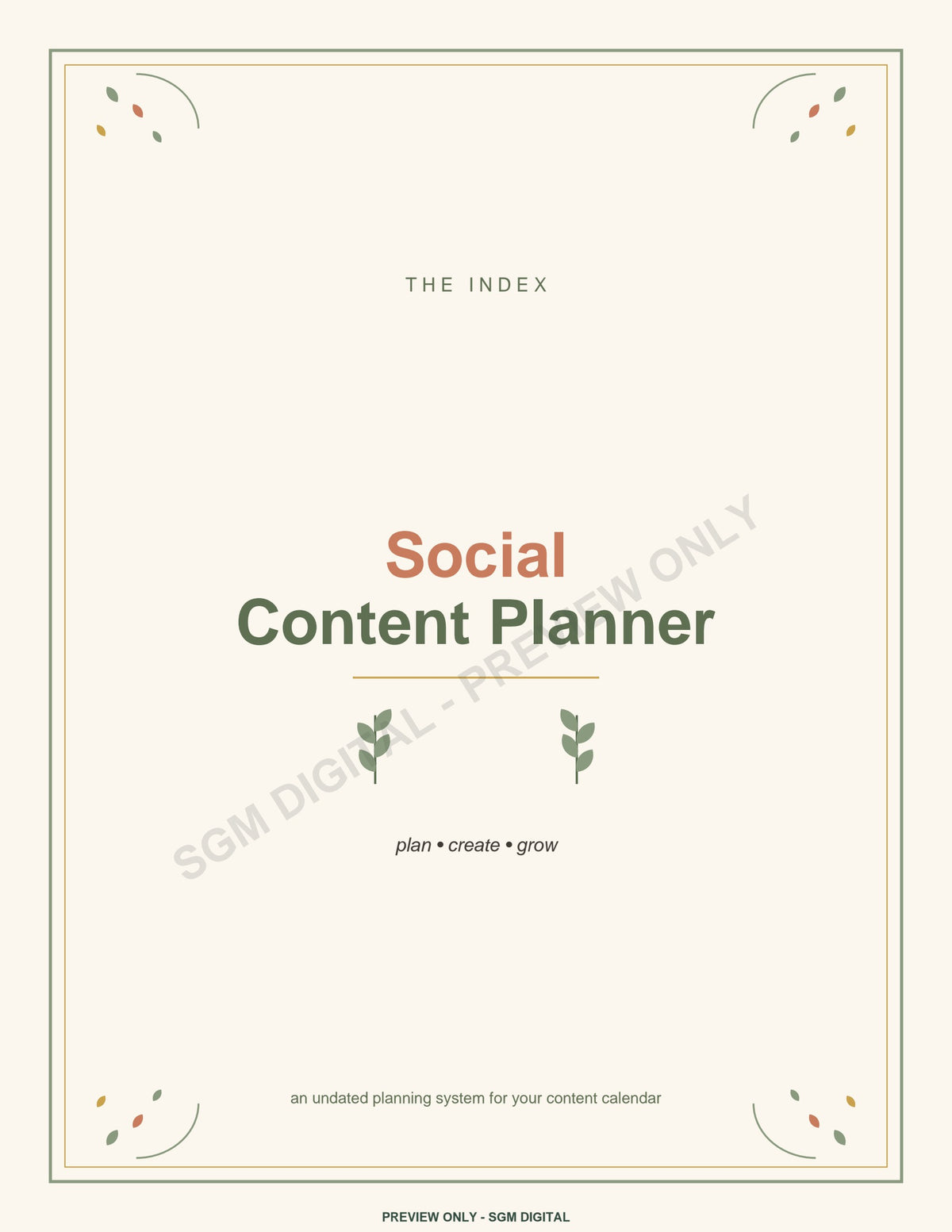 Social Content Planner